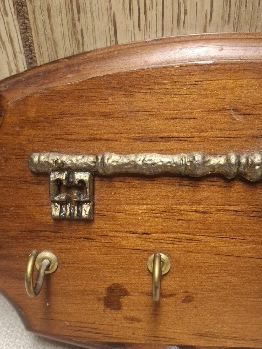 Vintage Brass Key Wall Hook Rack